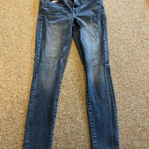 American Eagle Outfitters Blue Hi Rise Jegging Jeans